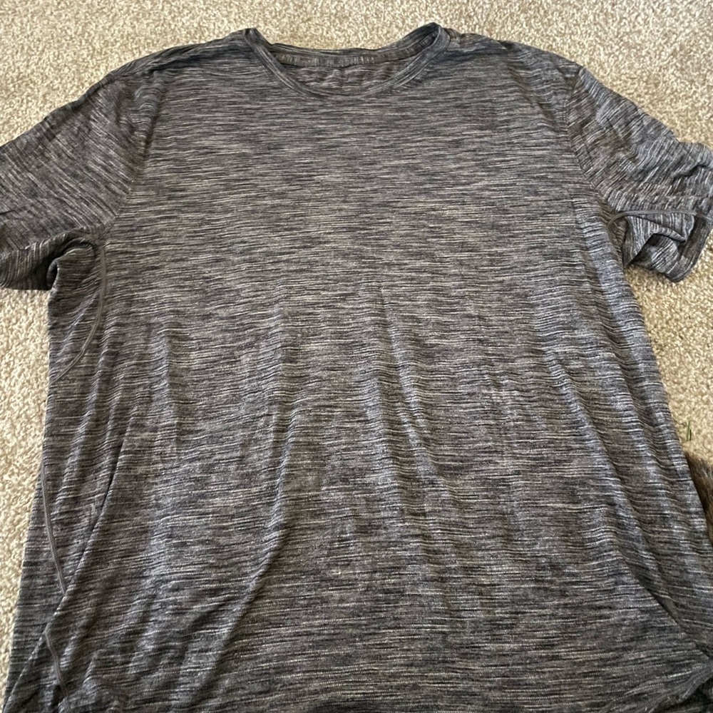 lululemon athletica Charcoal Short Sleeve Tee